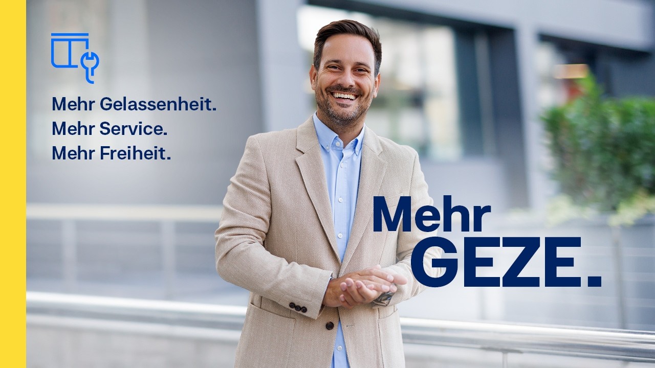 Wir geben Stillstand keine Chance – Jetzt Servicevertrag abschließen! | GEZE Deutschland 